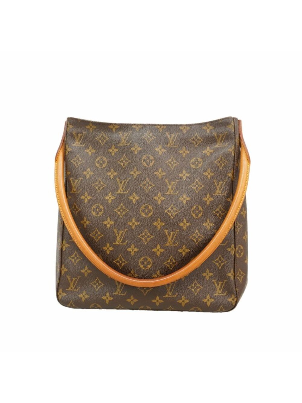 Louis Vuitton Shoulder Bag Monogram Looping GM Brown